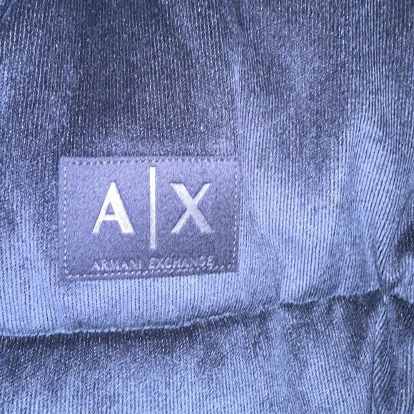 Authentic Armani Exchange Dark Blue Bomber Jacket Men’s - Picture 2 of 5